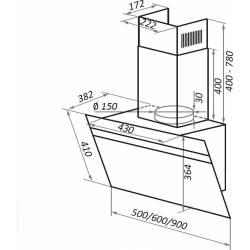 Вытяжка каминная Maunfeld...