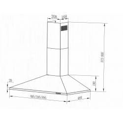 Вытяжка каминная Maunfeld...