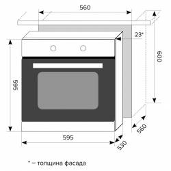 Духовой шкаф Электрический...
