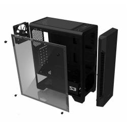 Корпус Zalman S3 черный без...