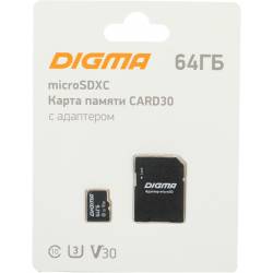 Флеш карта microSDXC 64GB...