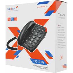 Телефон проводной Texet...