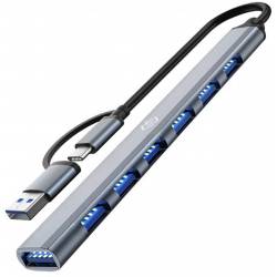 Разветвитель USB-C + USB-A...