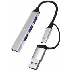 Разветвитель USB-C + USB-A...