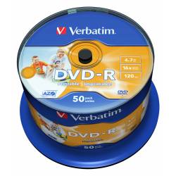 Диск DVD-R Verbatim 4.7Gb...