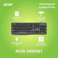 Клавиатура Acer OKW301...