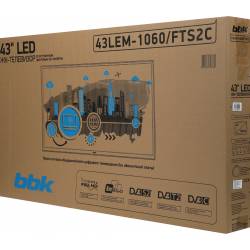 Телевизор LED BBK 43"...