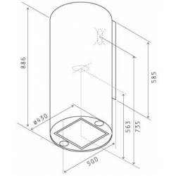 Вытяжка каминная Jet Air...
