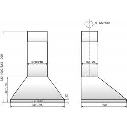 Вытяжка каминная Elikor...