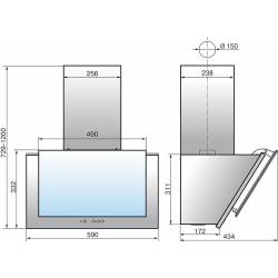Вытяжка каминная Elikor...