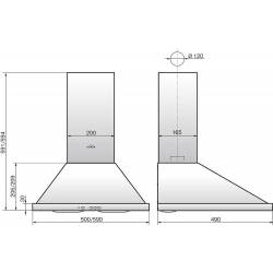 Вытяжка каминная Elikor...