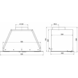 Вытяжка встраиваемая Elikor...