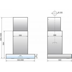 Вытяжка каминная Elikor...