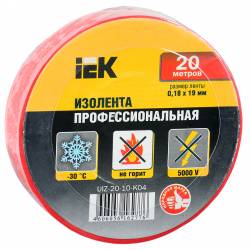 Изолента IEK UIZ-20-10-K04...