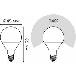 Лампа светодиодная Gauss...