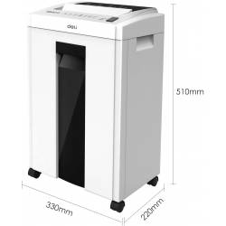 Шредер Deli ET051 белый с...