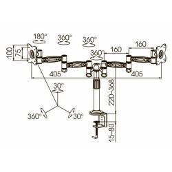 Кронштейн для мониторов ЖК...