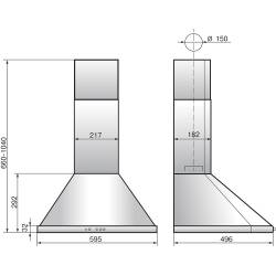 Вытяжка каминная Elikor...