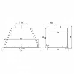 Вытяжка встраиваемая Elikor...