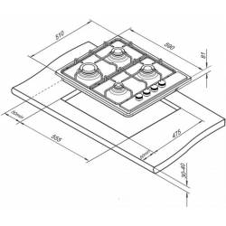 Газовая варочная...