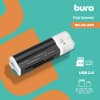 Устройство чтения карт памяти USB2.0 Buro BU-CR-3101 черный - фото 3