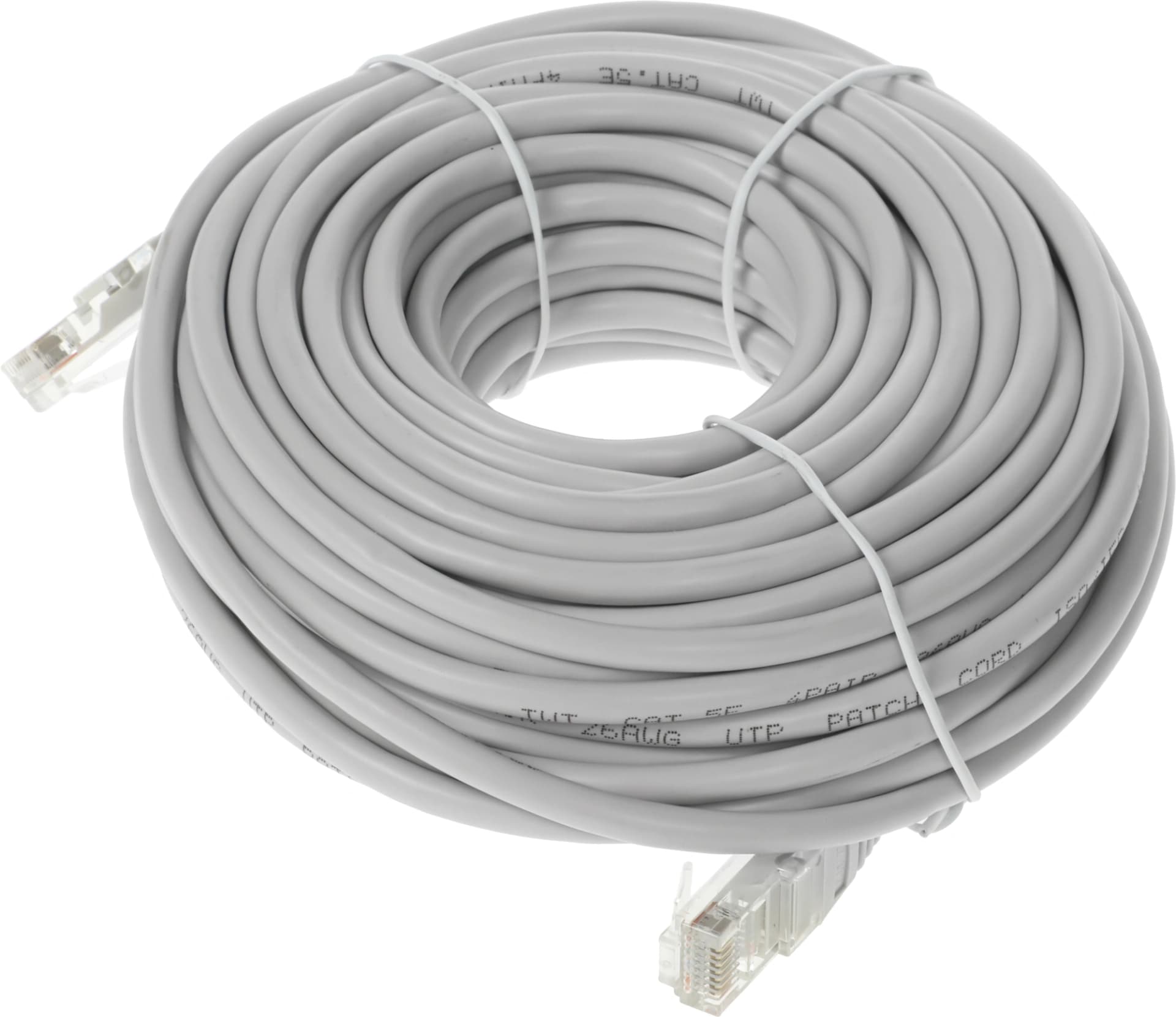 Патч-корд Lanmaster TWT-45-45-15-GY UTP RJ-45 вил.-вилка RJ-45 кат.5E 15м серый ПВХ (уп.:1шт) - фото 4
