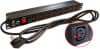Блок распределения питания Lanmaster TWT-PDU-10A8C3L-3.0 гор.размещ. 8xC13 базовые 10A Schuko 3м - фото 3