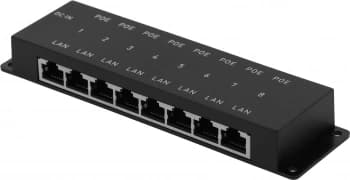 Удлинитель PoE Osnovo Midspan-8/P 10/100BASE-T 30Вт - фото 2