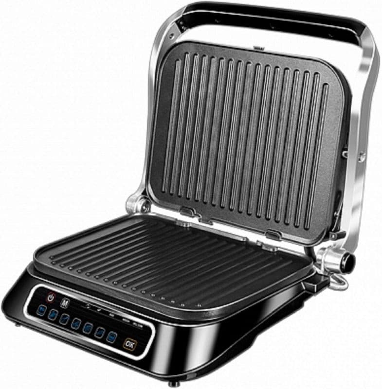 Электрогриль Redmond SteakMaster RGM-M805 2100Вт черный/серебристый - фото 4