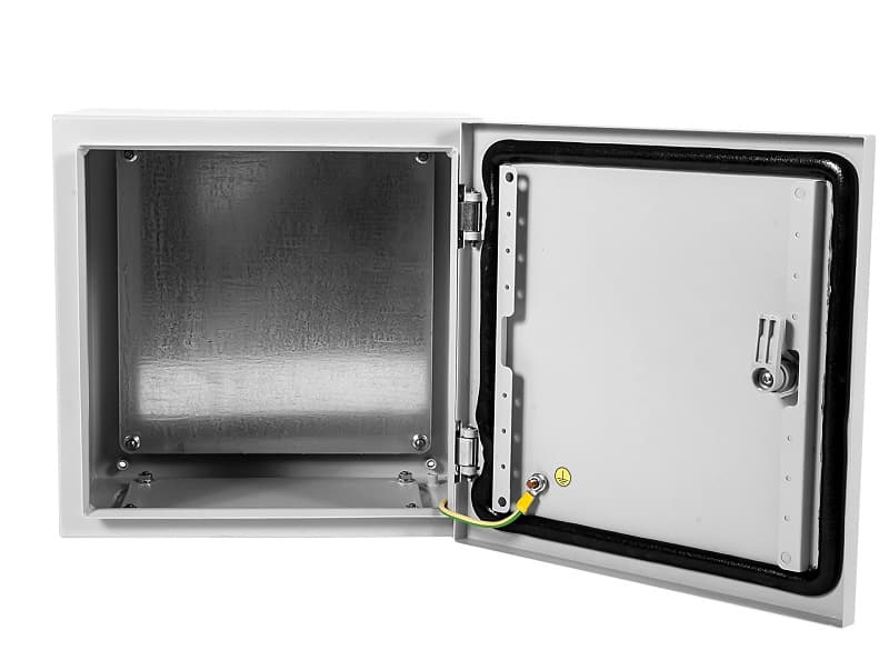 Шкаф электротехнический Elbox EMW-600.400.210-1-IP66 настенный 600мм 400мм 210мм IP66 IK10 несъемн.бок.пан. 100кг серый - фото 4