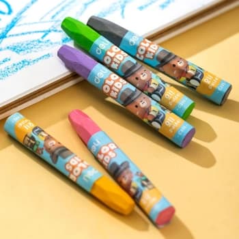 Масляная пастель Deli EC20124 Color Kids шестигр. 24цв. пл.кор. - фото 5