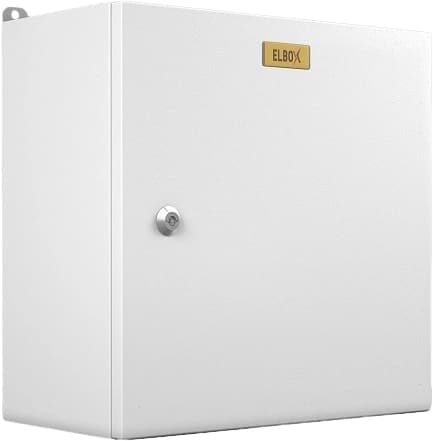 Шкаф электротехнический Elbox EMW-800.500.300-1-IP66 потол.пан. пан.основ. монтаж.пан. одноствор. настенный 800мм 500мм 300мм 285мм IP66 несъемн.бок.пан. 150кг серый сталь уличный всепогодный