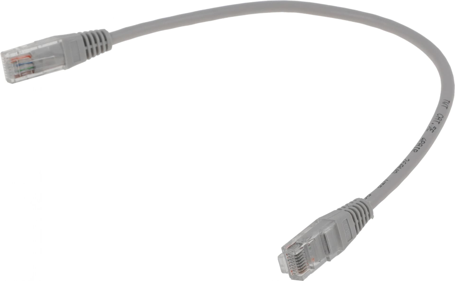 Патч-корд Lanmaster TWT-45-45-0.3-GY UTP RJ-45 вил.-вилка RJ-45 кат.5E 0.3м серый ПВХ (уп.:1шт) - фото 3