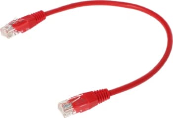 Патч-корд Lanmaster TWT-45-45-0.3-RD RJ-45 вил.-вилка RJ-45 кат.5E 0.3м красный ПВХ (уп.:1шт) - фото 5