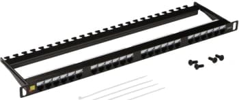 Патч-панель Lanmaster LAN-PPC24U6 19" 0.5U 24xRJ45 кат.6 UTP - фото 2
