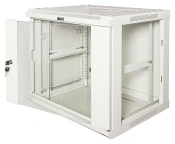 Шкаф коммутационный Lanmaster (TWT-CBWPG-9U-6X4-GY) настенный 9U 600x400мм пер.дв.стекл 60кг серый - фото 5