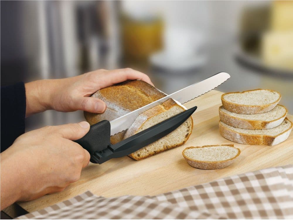 Нож кухонный Victorinox Swissclassic DUX-MESSER (6.8663.21) стальной лезв.210мм черный - фото 4
