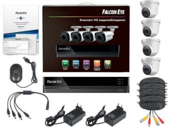 Комплект видеонаблюдения Falcon Eye FE-104MHD Дом SMART - фото 3