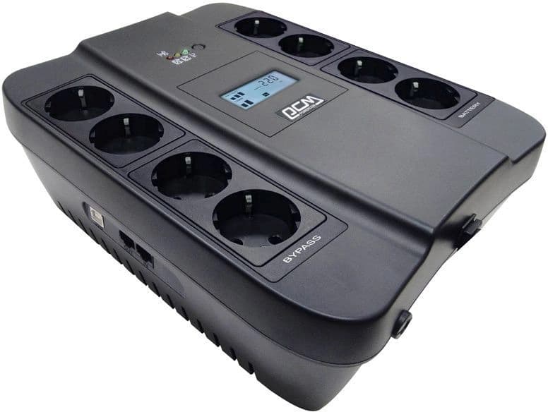 Источник бесперебойного питания Powercom Spider SPD-750U LCD 450Вт 750ВА черный