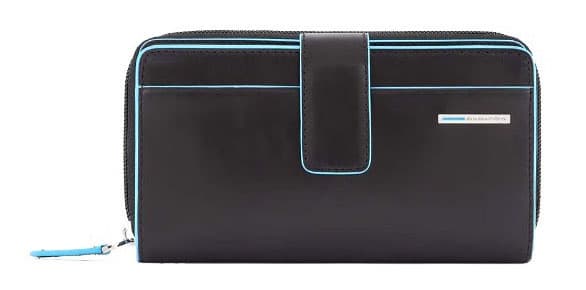 Кошелек женский Piquadro Blue Square PD1354B2R/N черный натур.кожа