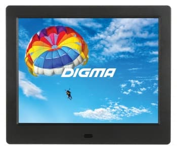 Фоторамка Digma 8" PF-843 IPS 1024x768 черный пластик ПДУ Видео - фото 2