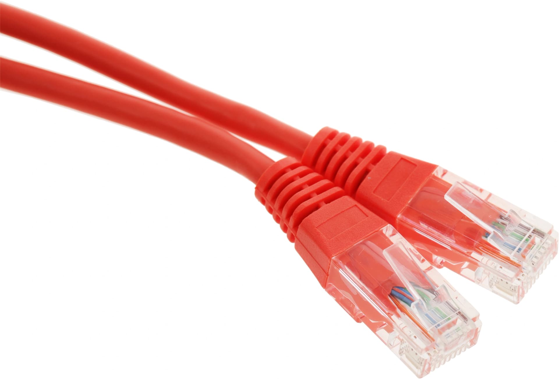 Патч-корд Lanmaster TWT-45-45-2.0-OR UTP RJ-45 вил.-вилка RJ-45 кат.5E 2м оранжевый ПВХ (уп.:1шт) - фото 1