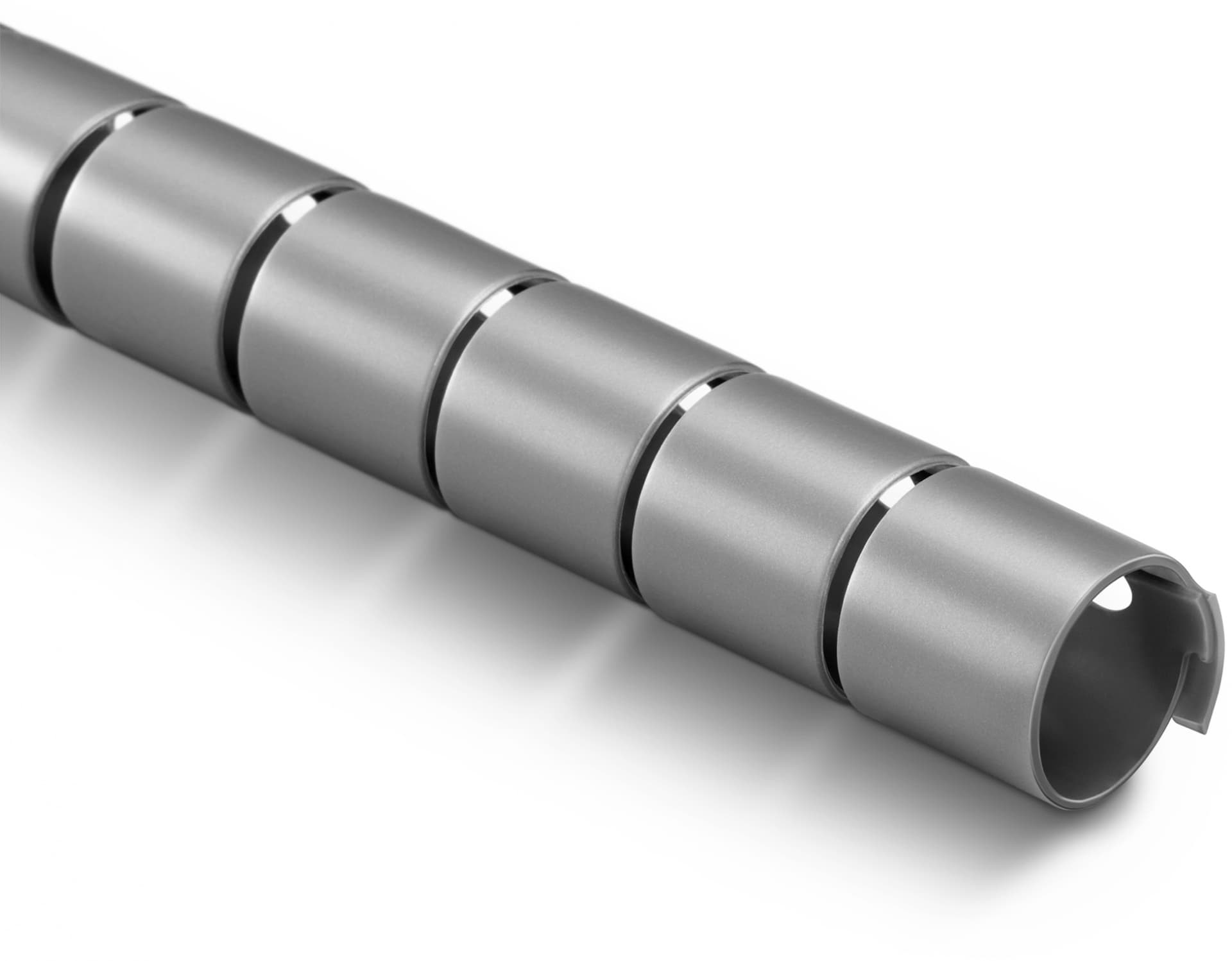 Кабельный органайзер Buro BHP CG22S Spiral Hose 20x2000mm Silver - фото 4