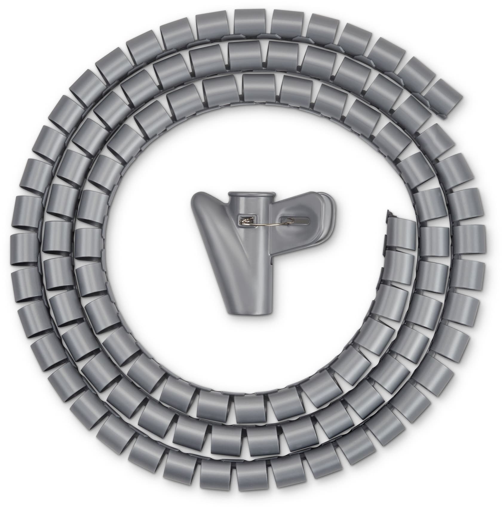 Кабельный органайзер Buro BHP CG155S Spiral Hose 15x1500mm Silver - фото 1