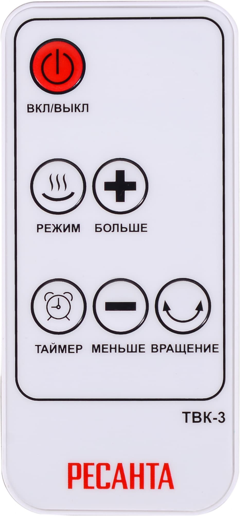 Тепловентилятор Ресанта ТВК-3 2000Вт серебристый/черный