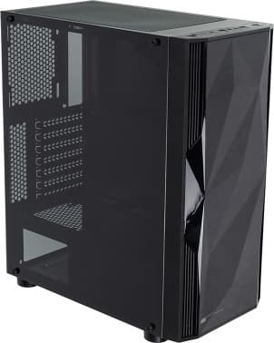 Корпус Formula F-3401 (V1) черный без БП ATX 3x120mm 2xUSB2.0 1xUSB3.0 audio bott PSU - фото 2