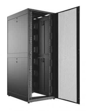 Шкаф коммутационный C3 Solutions (C3.RF4805) напольный 48U 750x1200мм пер.дв.перфор. задн.дв.перфор. 2 бок.пан. направл.под закл.гайки 1500кг черный 765мм 180кг 2249мм IP20 металл - фото 2