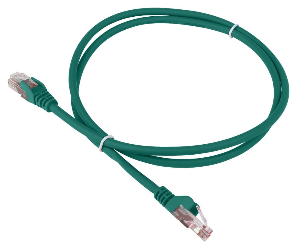 Патч-корд Lanmaster LAN-PC45/U6-5.0-GN UTP RJ-45 вил.-вилка RJ-45 кат.6 5м зеленый LSZH (уп.:1шт) - фото 1
