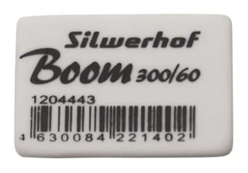 Ластик Silwerhof Boom 300/60 181147 31х21х8мм каучук термопластичный белый - фото 5