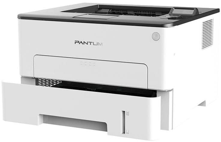 Принтер лазерный Pantum P3010DW A4 Duplex WiFi белый - фото 4